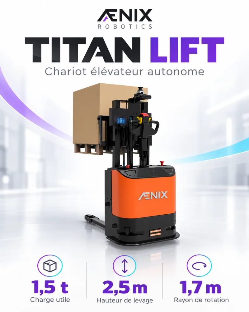 ÆNIX TITAN LIFT, presentation visual of the TITAN range