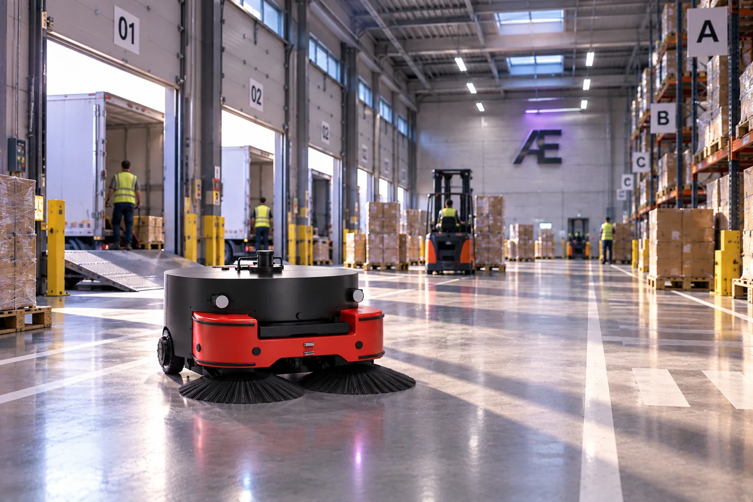 Automatisation robotique d’un grand entrepôt logistique