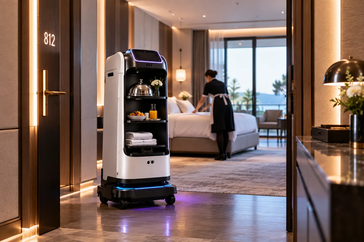 ÆNIX robotic solutions for hotels