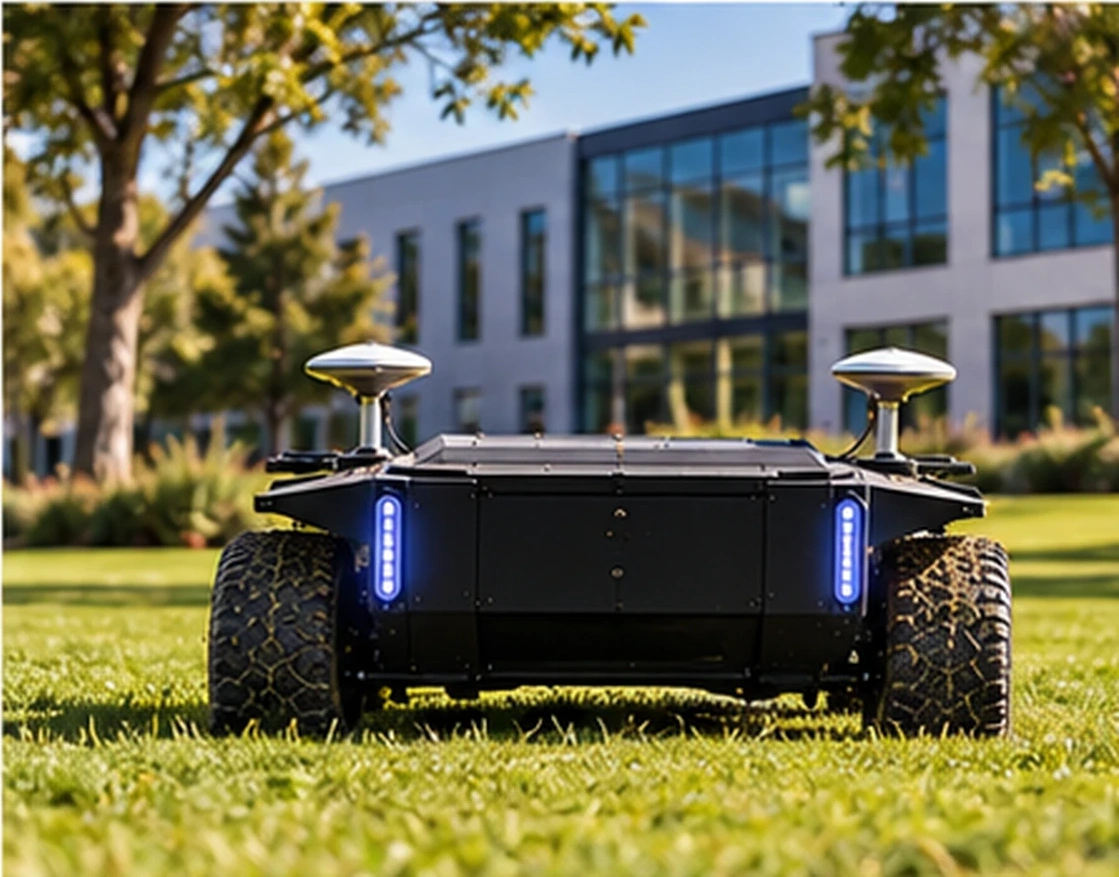 Robot tondeuse autonome pour campus et siège d’entreprise
